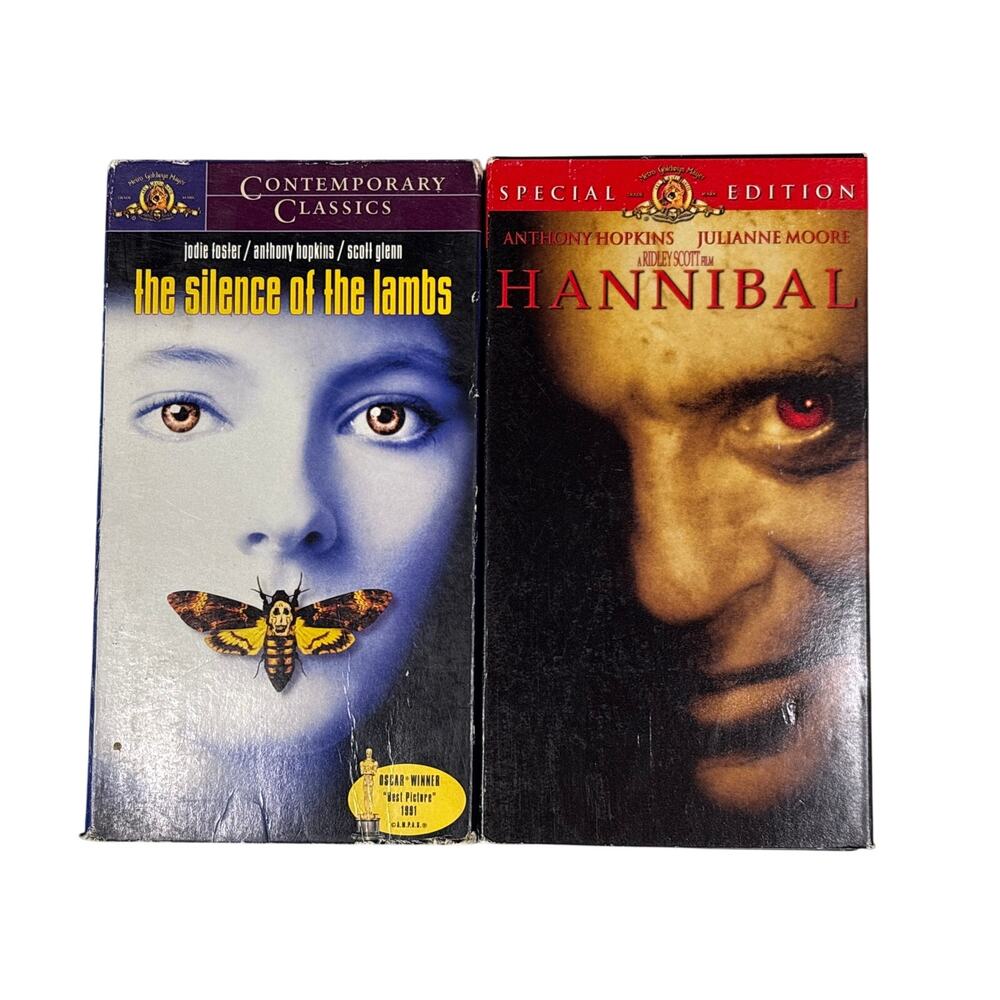 VTG The Silence of the Lambs x Hannibal VHS Retro horror special edition tape